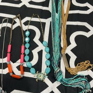 5 summer necklaces assortedlengths
